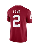 Jordan Men's CeeDee Lamb Crimson Oklahoma Sooners Alumni Player Game Jersey