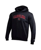 Champion Big Boys and Girls Black South Carolina Gamecocks Campus Pullover Hoodie