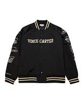 Mitchell & Ness Men's Vince Carter Black 2024 Basketball Hall of Fame Full-Snap Satin Jacket