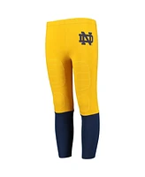 Wes & Willy Notre Dame Fighting Irish Big Boys and Girls Pajama Set - Navy Blue