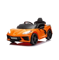 Funtok 12V Electric Ride On Car Kids Toy w/ Parent Remote Control, 3 Speeds, bluetooth, MP3