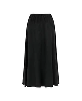 Nocturne Women's Elastic Waisted Midi Skirt