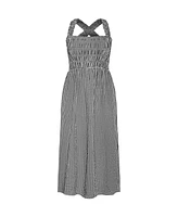 City Chic Plus Cute Gingham Maxi Dress