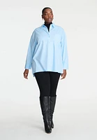 Eloquii Plus Elements Oversized Button Down Top