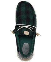 Hey Dude Men's Wendy Buffalo Plaid Casual Sneakers from Finish Line