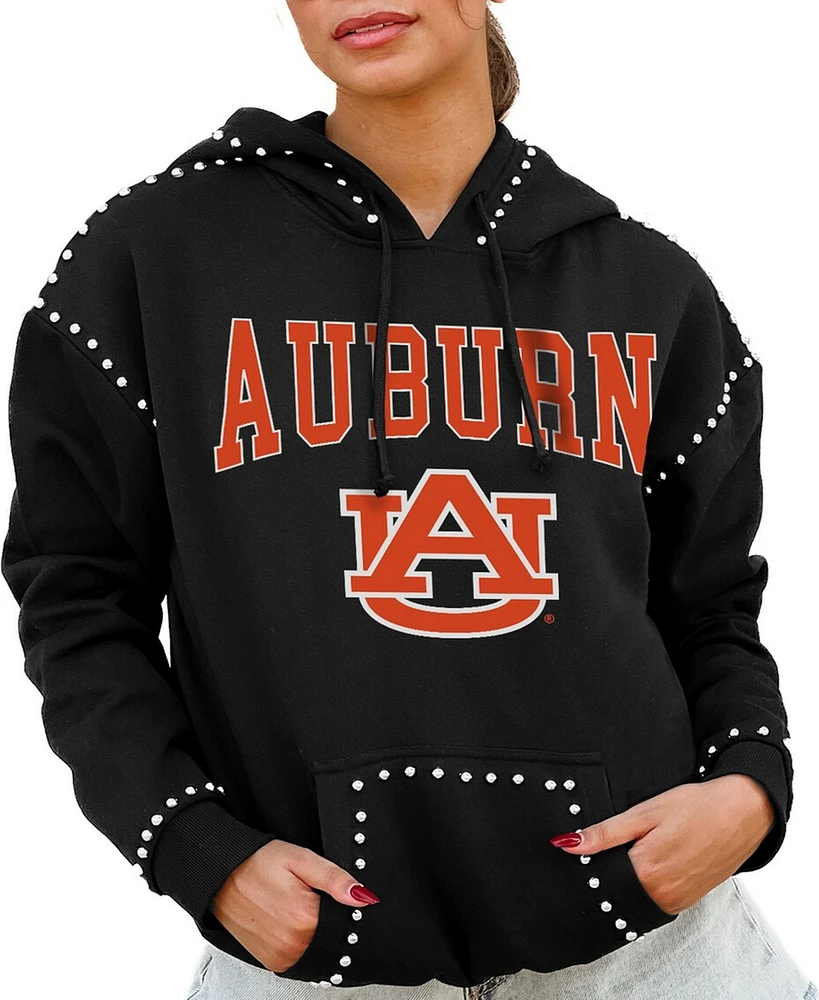 Gameday Couture Women's Black Auburn Tigers Studded Pullover Hoodie