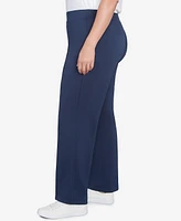 Ruby Rd. Plus Solid Scuba Knit Pleated Pant