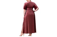 Kiyonna Plus Verona Velvet Evening Gown