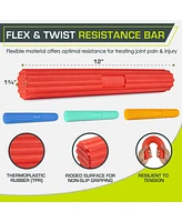 ProsourceFit Flex and Twist Therapy Bars, - 20 Lbs