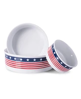 Bone Dry Stars and Stripes Pet Bowl