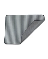 Bone Dry Gray Stripe Cage Mat