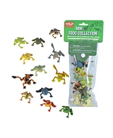 Wild Republic Polybag Mini Frog Figurines, 12 Pieces