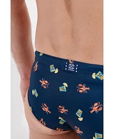 Hom Usa Men's Beach Club Swim Mini Briefs