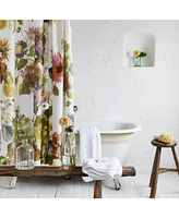 Designers Guild Palace Flower Birch Shower Curtain, Extra Long, 72'' x 108''