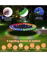 Gouun 40 Inches Saucer Tree Swing for Kids and Adults