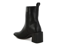 London Rag Muskox Square Toe Faux Leather Boots