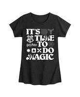 Harry Potter Big Girls To Do Magic Graphic Short Sleeve Tee