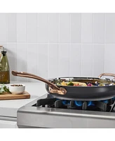 Cuisinart Matte Black Elegance Stainless Steel 12" Skillet