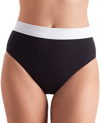 Mimi Flamingo Women's Brooke Two-Tone High-Waisted Bottoms
