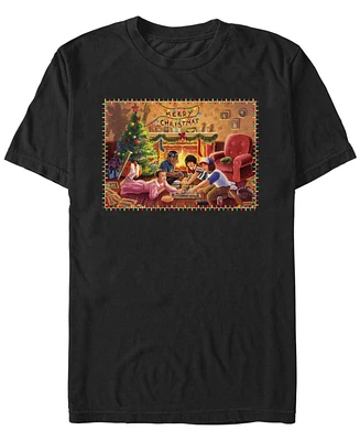 Fifth Sun Men's Cozy Christmas Game Short Sleeve T-Shirt