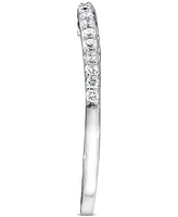Le Vian Vanilla Diamond Wavy Band (1/6 ct. t.w.) in 14k White Gold