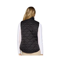 G Lifestyle Clothing Women's Double Zip Padded Vest