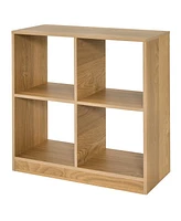 Gouun 4-Cube Kids Bookcase with Open Shelves