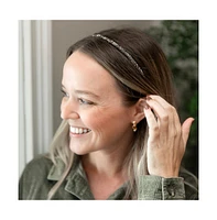 Thin All that Glitters Headband - Black