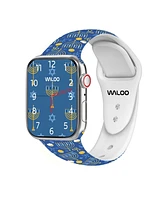 Waloo Hanukkah Inspired Silicone Band For Apple Watch