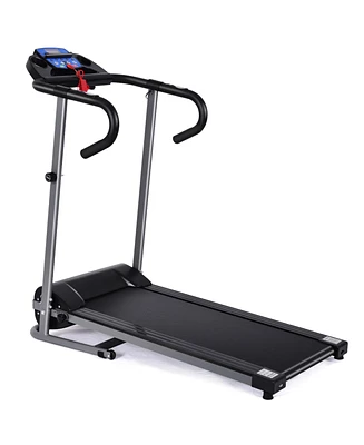 Gymax Folding Treadmill 1100W Electric Motorized Running Jogging Walking Machine