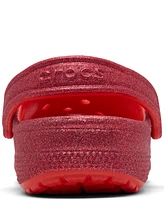 Crocs Women's Classic Glitter Clogs from Finish Line