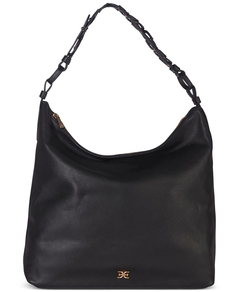 Sam Edelman Bay Large Leather Chainlink Hobo