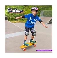 Hurtle 6'' Pp Deck Skateboard, Mini Cruiser Skateboard for Kids, Teens, and Adults