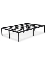 Slickblue Full High Rise Heavy Duty Black Metal Platform Bed Frame