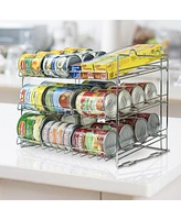 Sorbus 3 Tier Metal Can Organizer: Efficiently Store & Display up to 36 Standard Cans, Maximizing Vertical Space in Your Pantry