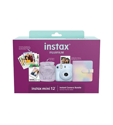 Fujifilm Instax Mini 12 Instant Camera Blue Holiday Bundle 2024