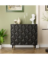 Boyel Living 2 Door Locker Accent Cabinet