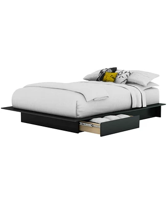 Slickblue Modern Platform Bed Frame with 2 Storage Drawers