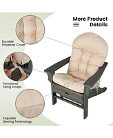 Gouun Patio Adirondack Chair Cushion with Fixing Straps and Seat Pad