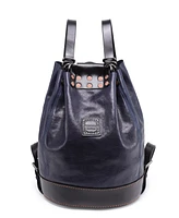 Old Trend Women's Leather Canna Bucket Backpack