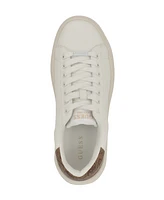 Guess Women's Elbina Contrast Heel Platform Lace-Up Sneakers