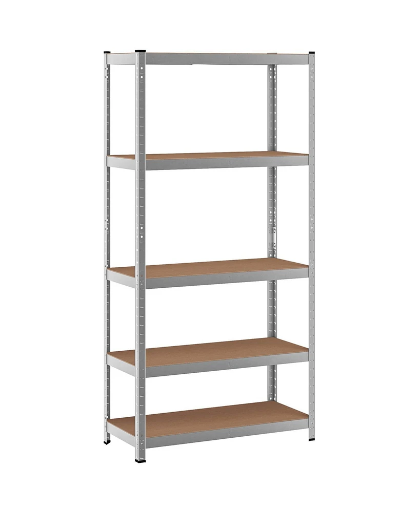 Gouun 35.5 x 71 Inch Adjustable 5-Layer 2000 lbs Capacity Tool Shelf