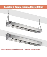 WeChef Electric Strip Heater 2 Pack Portable 36" 1000W Commercial Food Warmer Heating Lamp for Fry Chicken