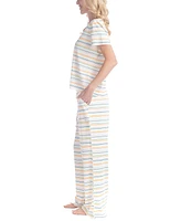 Ocean Pacific Women's Sea Flower Printed Pajama Set