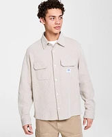 Hugo by Boss Men's Oversized-Fit Ekynone Overshirt