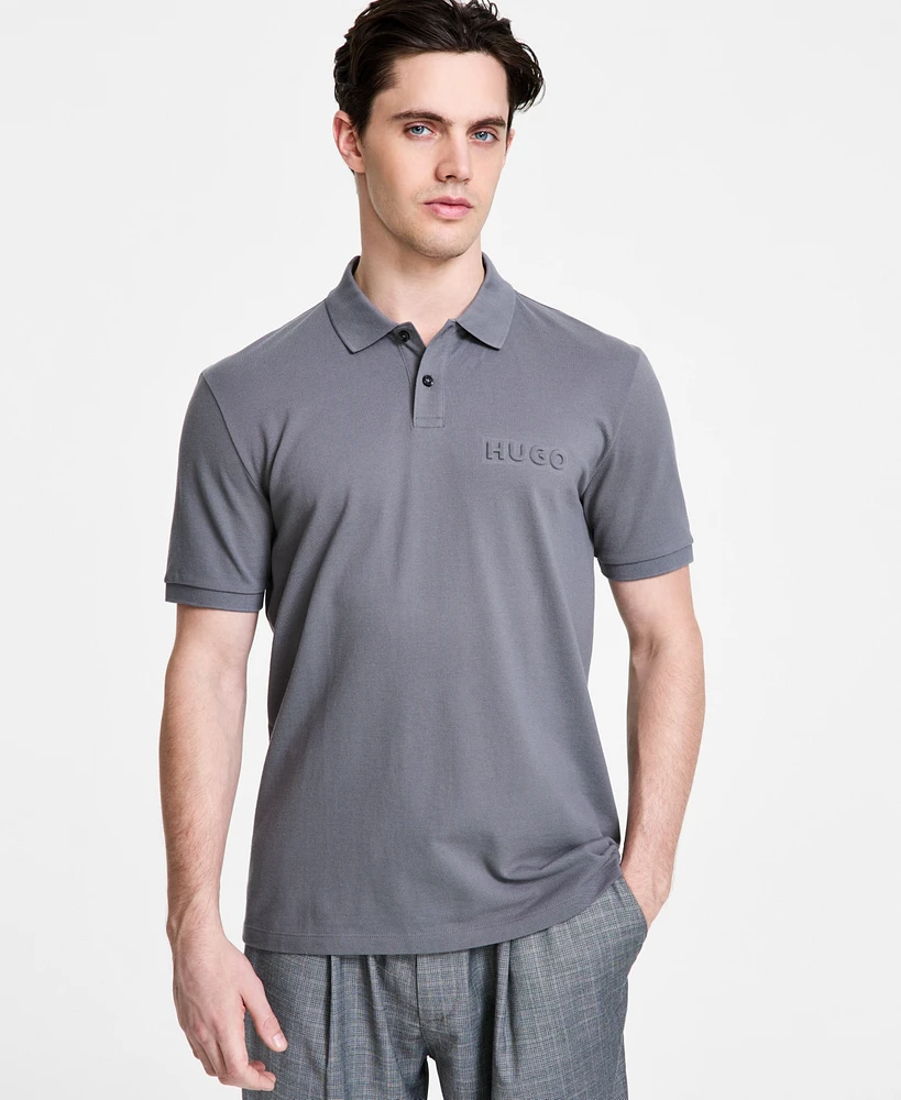 Hugo by Boss Men's Regular-Fit Dalunos Logo Polo Shirt