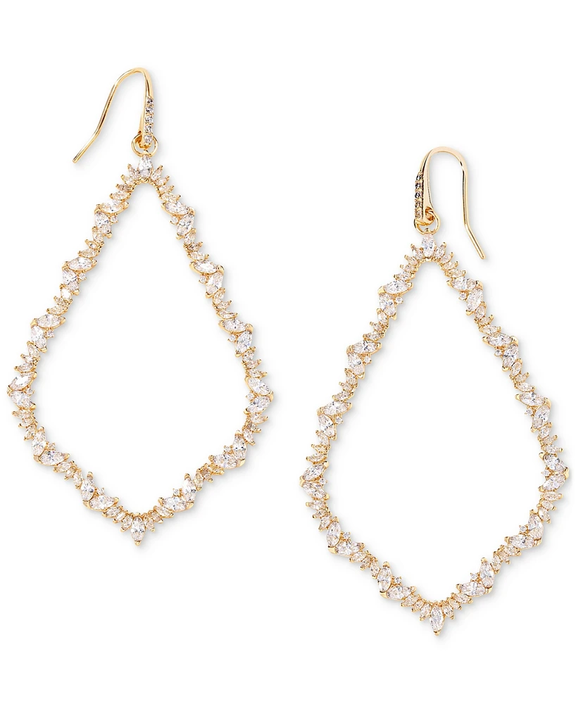 Kendra Scott Crystal Open Frame Statement Earrings