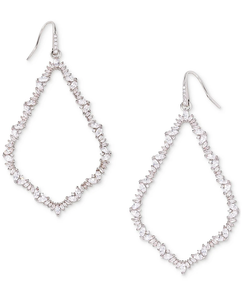 Kendra Scott Crystal Open Frame Statement Earrings