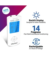 iReliev Premium Tens + Ems Pain Relief & Recovery System