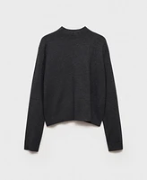 Mango Women's Perkins-Neck Knitted Sweater